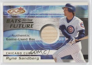 2001 Fleer Futures Bats to the Future Bats Ryne Sandberg HOF