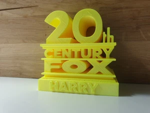 Decorative 20TH CENTURY FOX self standing logo display