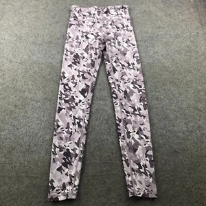 Athleta Leggings Girls XL Purple Camouflage Geometric Hiking Outdoors Pants - Picture 1 of 11