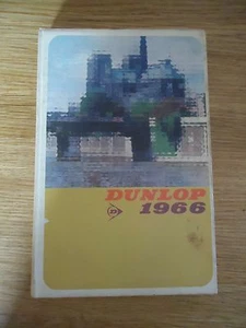 * AGENDA DUNLOP 1966 * PUB CLIPPING PUBLICITAIRE PNEUS PNEUX AUTOMOBILE GARAGE - Imagen 1 de 7