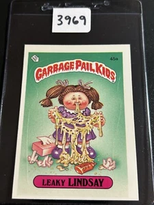 1985 Topps Garbage Pail Kids GPK Card Series 2 OS2 MATTE 45a Leaky Lindsay NrMT+ - Foto 1 di 3