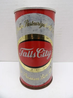 FALLS CITY STRAIGHT STEEL PULL FAN TAB BEER CAN #62-12 LOUISVILLE KY. - Image 1 of 4