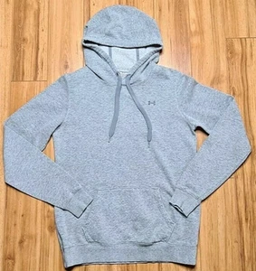Under Armour Women's Cold Gear Long Sleeve Heather Gray Hoodie Small - Picture 1 of 12
