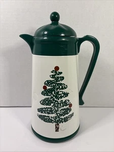 Jarra de café térmica vintage Furrio 32 oz árbol de Navidad servidor de vacaciones aislante - Imagen 1 de 4
