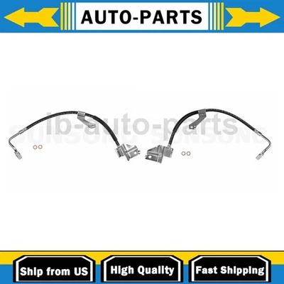 2X Front Brake Line Hose Sunsong For For Ford F-250 1997 1998 1999 - Image 1 of 4