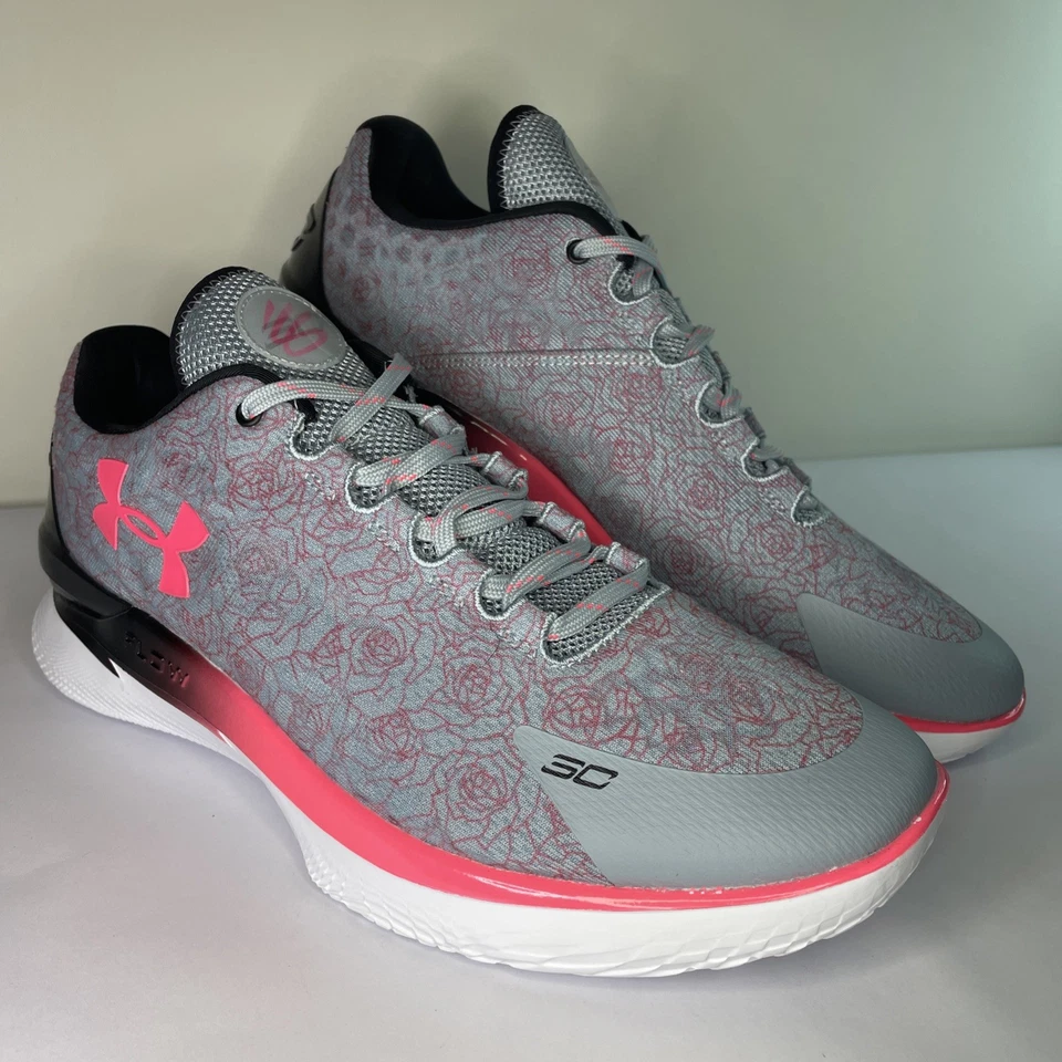 Under Armour Steph Curry 1 Flotro Baixo Dia das Mães Cinza Rosa 3026278-401 Tamanho 11 - Imagem 1 de 1