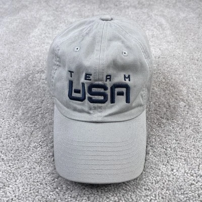 Gorra del equipo de Estados Unidos con correa trasera gris logotipo de los Juegos Olímpicos Nike Heritage86 Foto 1 de 4