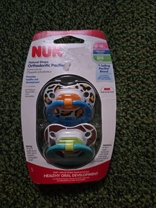 Nuk 6-18 Meses Cintas Chupete Ortodoncia Nuevo - Imagen 1 de 3