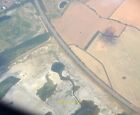 Aerial Photo 12x8 (A4) Old brick-clay workings at Stewartby c2018