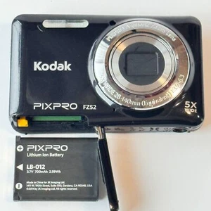 PIXPRO Easy to Use Zoom 16MP Digital Camera 5x Optical Zoom Black FZ52 KODAK - Picture 1 of 6