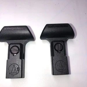 PAIR OF 1970s Vintage Audio-Technica Dynamic Microphone Mic Clip - Picture 1 of 3