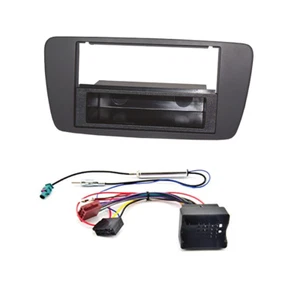 Mascherina autoradio 1/2 DIN per Seat Ibiza dal 2008 al 2014 - Foto 1 di 1