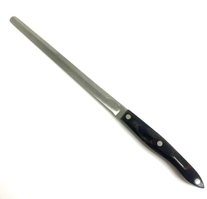 CUTCO 1724 Bread Knife Serrated Blade Dark Brown Marbled Handle USA Classic - Picture 1 of 11