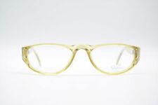 Vintage Saphira Optyl 50 18 140 Yellow Oval Glasses Eyeglasses NOS