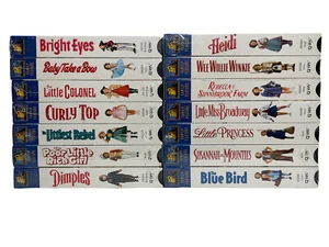 Shirley Temple VHS Complete Set Of 14 - 20th Century Fox Feature Movies SEALED - Picture 1 of 9