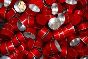 Coloured , Six hour, Foil tealight cups - Picture 1 of 1