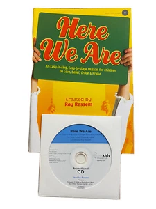 HERE WE ARE Choral Book/CD Combo~Kid s Musical about Love, Grace, Belief...NEW - Picture 1 of 2