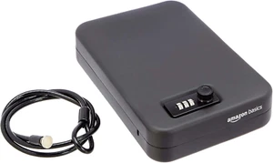 Caja fuerte de seguridad portátil, caja fuerte pequeña con código, para dormitorio universitario - Imagen 1 de 12