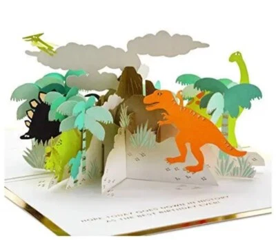 NEW Hallmark Signature Paper Wonder Lot of 2 Pop-Up 3D Fun Happy Birthday Cards - Image 1 of 4