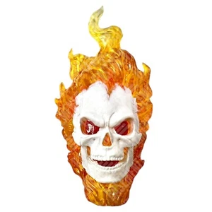 Mezco One:12 Ghost Rider: Vengeance Edition - Flaming Skull Head 1:12 Scale - Picture 1 of 2