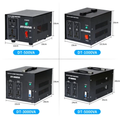 500/1000/2000/3000/5000VA AC Voltage Converter Transformer Step Up And Step Down - image 1 of 4