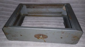 Vintage Light-Up Elevator Stairs Sign w/Metal Frame & White Glass on Both Sides - Picture 1 of 14