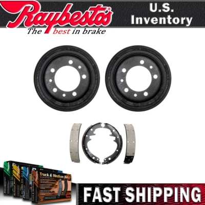 Kit trasero Raybestos tambores de freno y zapatas de freno para Jeep CJ5 1983 1982 Foto 1 de 4