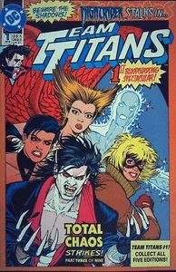 DC Comics Nightrighter Stalks In ... Team Titans No. 1 Sep 1992 lot #2 - Picture 1 of 2
