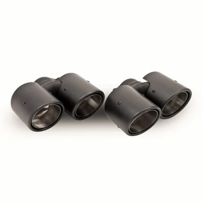 Puntas de escape de fibra de carbono para Porsche 911 997 Carrera PARA 997.1 997.2 2005-2016 Foto 1 de 3