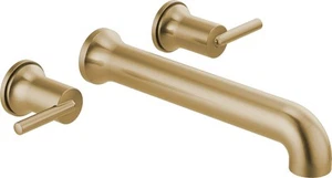 Delta T5759-WL Bronze Contemporary Wall Mounted Tub Filler - Picture 1 of 3
