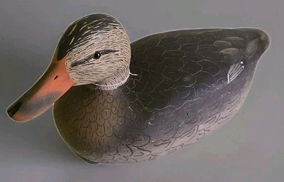 Isca vintage Ken Harris Woodville NY pato galinha pato pato - Imagem 1 de 4