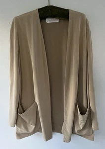 Vintage 1970s Chloe Silk Lagerfeld Era Jacket with Patch Pockets - Picture 1 of 10
