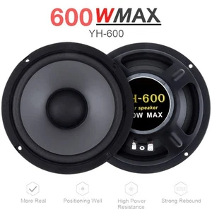 6 Car Horn Coaxial Car Speakers 2 Way 600W Car Stereo Vehicle Door Speakers - Picture 1 of 10