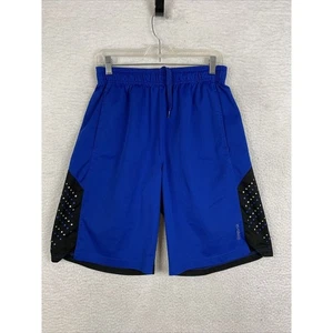 Pantaloncini corti uomo Reebok Small blu sportivi Y2K corsa escursione jogging palestra allenamento - Foto 1 di 5
