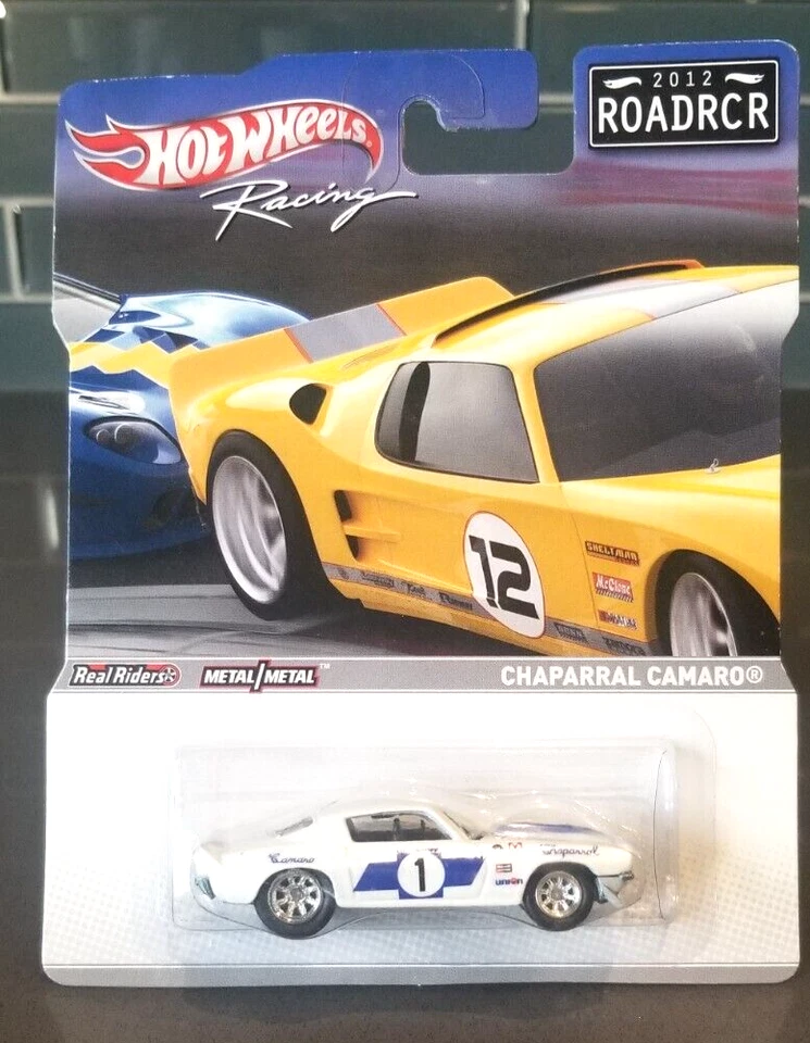 Camaro Hot Wheels Racing Series Roadrcr 2012 Chaparral difícil de encontrar (blister agrietado) Foto 1 de 4