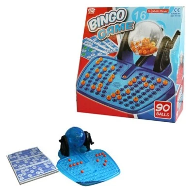 Bingo Game Revolving Machine With 90 Numbered Balls & 48 Cards Family Party Game - Image 1 of 4