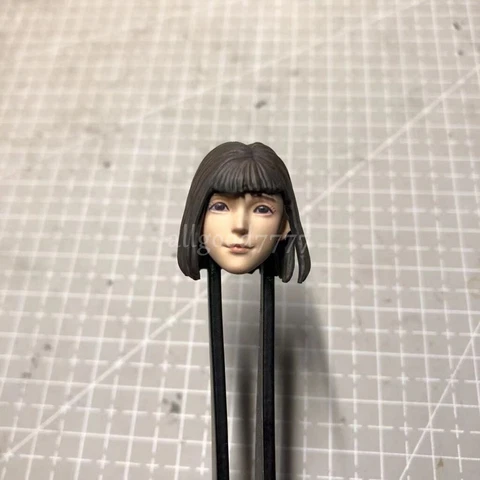 Painted 1/10 1/12 Haruko Akagi Slam Dunk Head Sculpt for 6" SHF ML Mez 7" Neca Cover