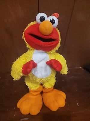 Juguete de baile de pollo Elmo de Plaza Sésamo de colección Fisher Price Mattel baila canta Foto 1 de 4