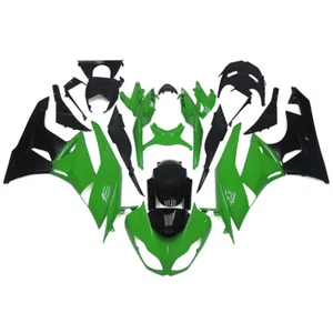 Fairings Kit For Kawasaki Ninja ZX6R 2009 - 2012 ZX600R Bodywork Green Black - Picture 1 of 6