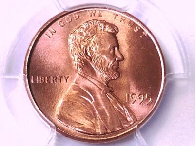 1995 P Lincoln Memorial Cent PCGS MS 67 RD 83273932 - Image 1 of 3