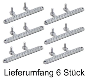 Herpa Heck 6x Trittbrett Trittstufe für bspw. Transporter RTW Modelle 1:87 H0 - Picture 1 of 1