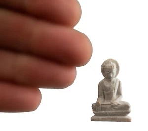 Figure Buddha Sakyamuni IN Stone - Crafts 3 CM Hand Made - India #8176 - Imagen 1 de 5