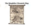 The Name of the Wind Map, The Kingkiller Cronicle, Map Kvothe Map Four Corner