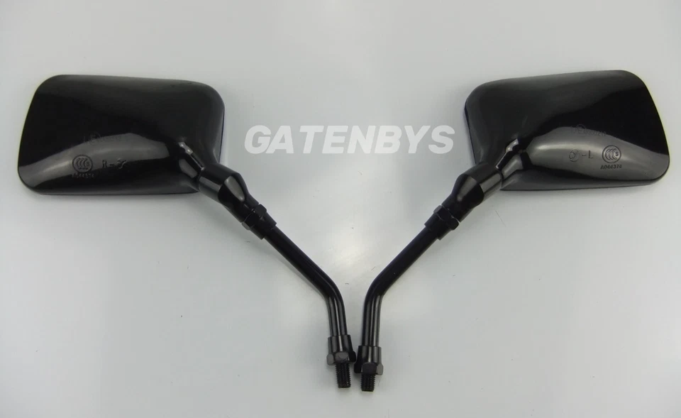 New Black For Yamaha XS750 1977-1979 Motorcycle Mirrors 10mm Left & Right XS 750 - Image 1 of 4