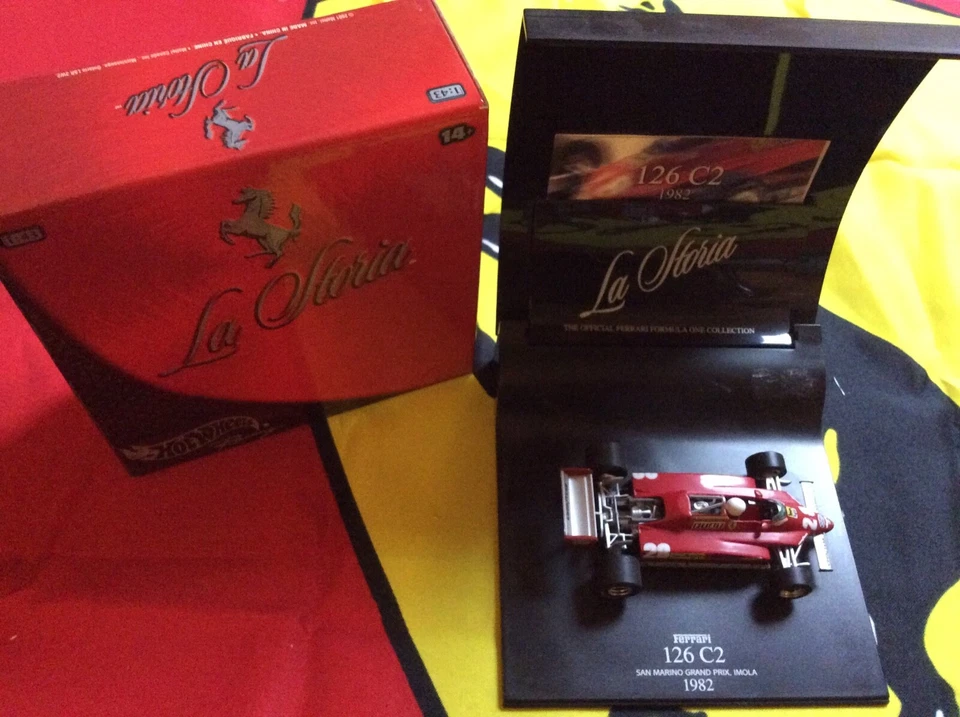 Collezione la Storia Ferrari “Ferrari 126 c2  1982 Hotwheels   1:43 - Immagine 1 di 1