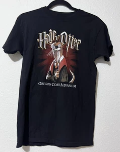 Harry Otter Oregon Aquarium men’s small T-shirt - Picture 1 of 11
