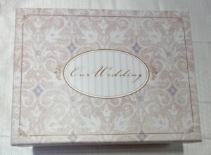 Wedding Gift Set: "Our Wedding" Box, Journal, Picture Frame, Photo Album