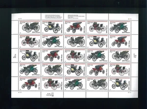 Estampilla de franqueo de automóviles antiguos de 32 ¢ de Estados Unidos #3019-23 montada sin montar o nunca montada - Imagen 1 de 1