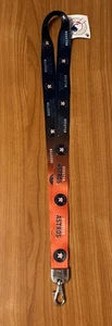 Houston Astros Lanyard Orange/Blue/White Brand New - Picture 1 of 4