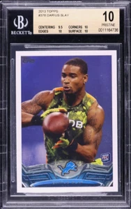2013 Topps Rookie Card Pristine POP 1: Darius Slay RC BGS 10: Rare - Picture 1 of 7